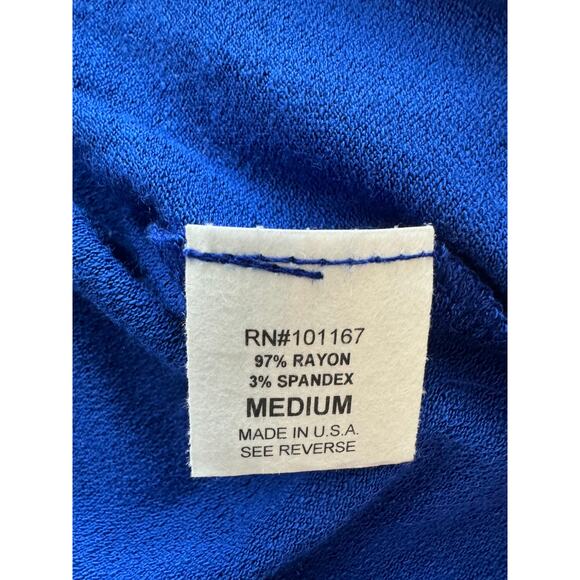 New ~ KIM & CAMI ~ ~Round Neck Cold Shoulder Blouse ~  Med - Picture 4 of 5